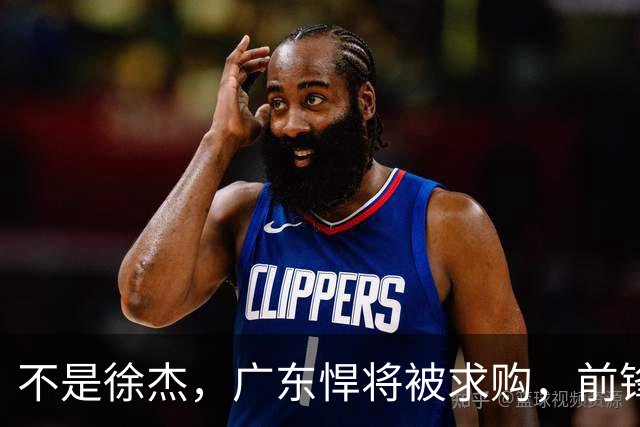 不是徐杰，广东悍将被求购，前锋，杜锋看重，转会费或8位数